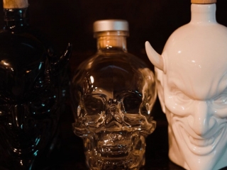Devil head bottles